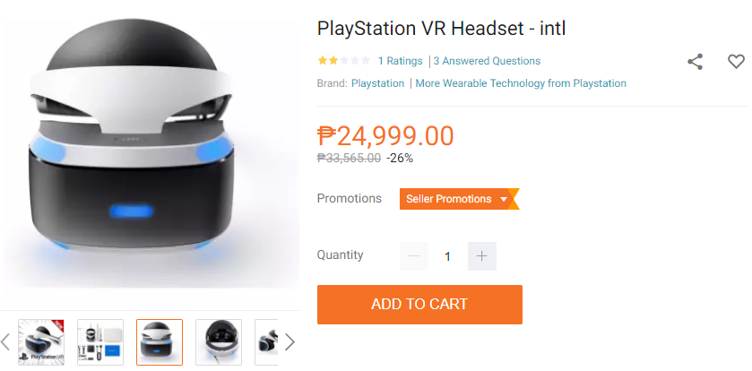 playstation vr prices philippines lazada