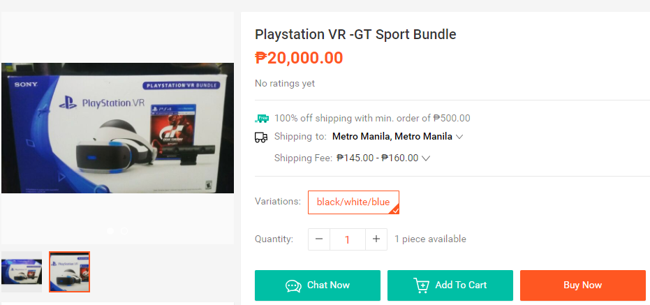 playstation vr prices philippines shopee