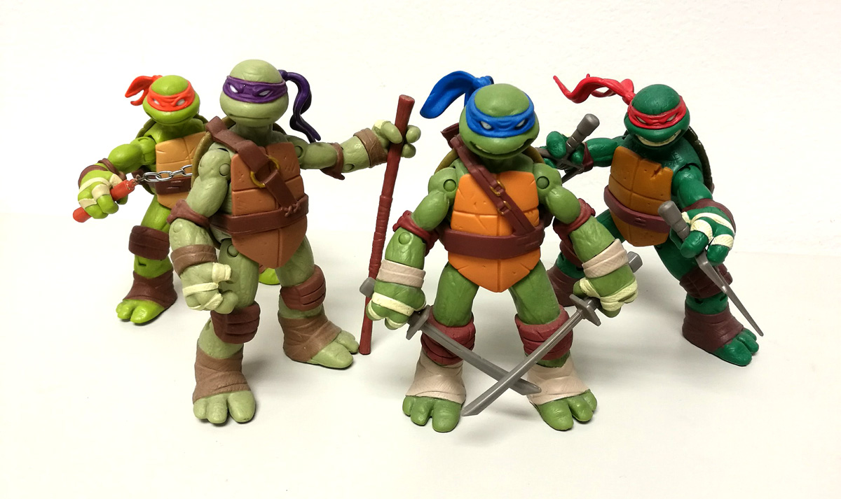 teenage mutant ninja turtles 2012 desk buddies