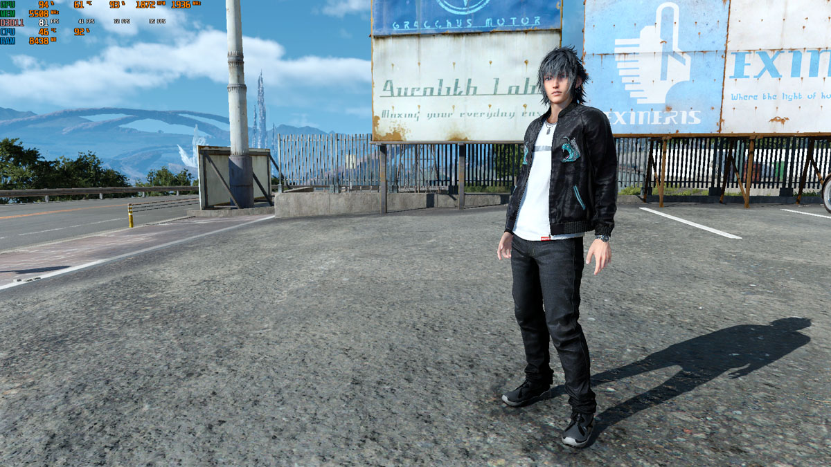 final fantasy xv gtx 1080 benchmarks and options noctis day