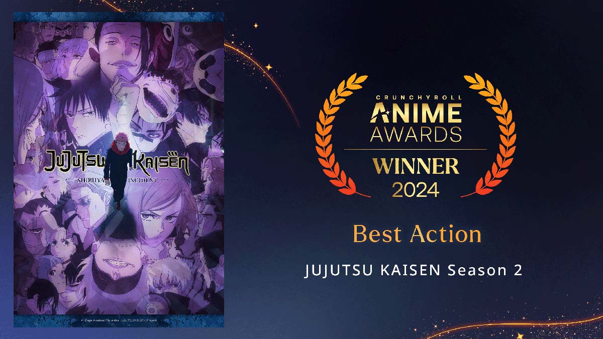 anime awards 2024 best action jjk
