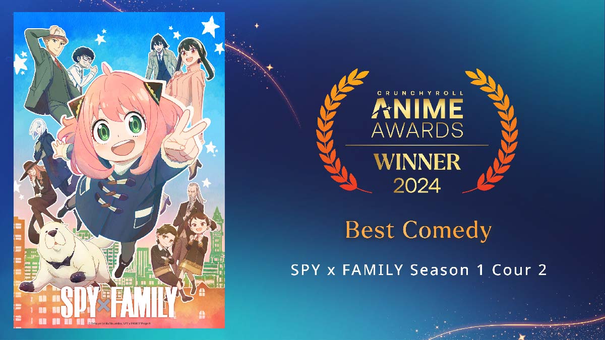 anime awards 2024 best comedy spy x family season 1
