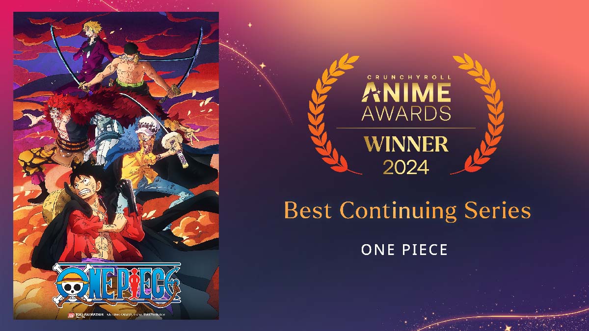 anime awards 2024 best continuing series one piece