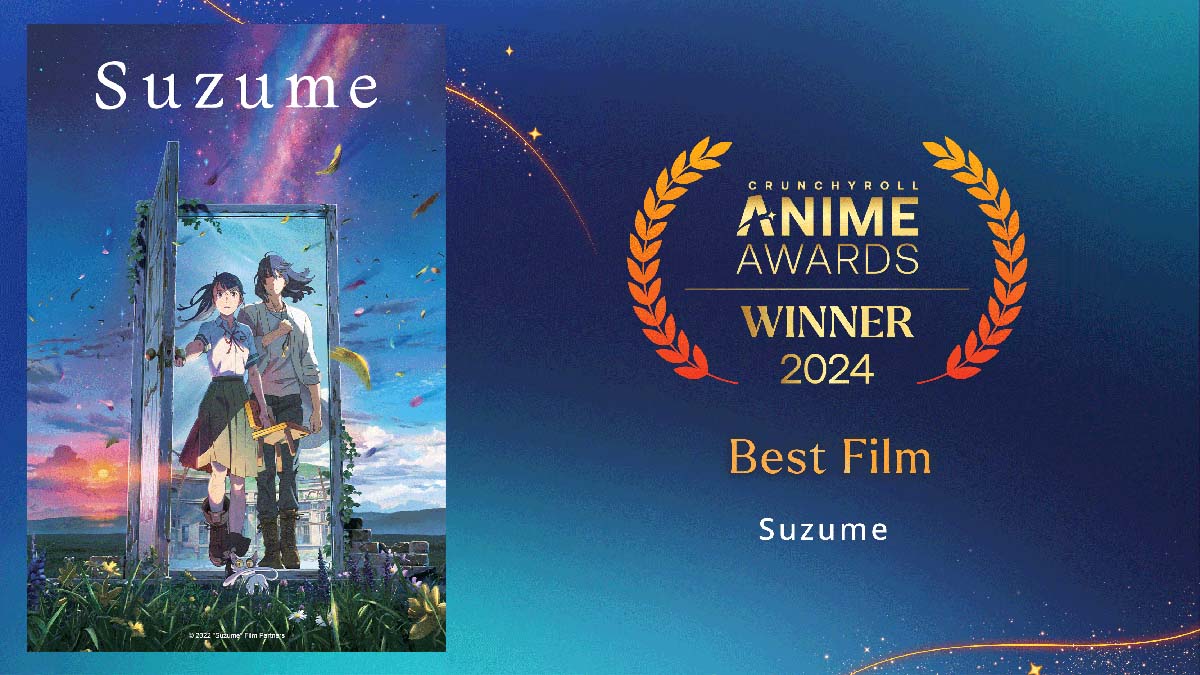 anime awards 2024 best film suzume