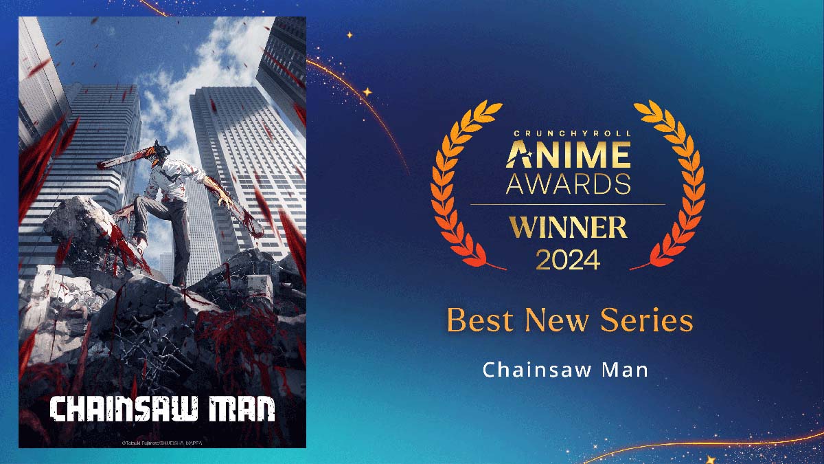 anime awards 2024 best new series chainsaw man