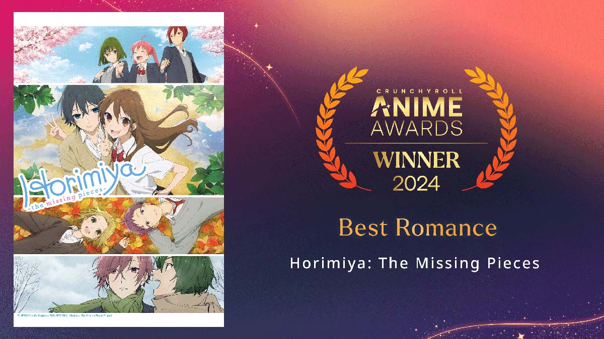 anime awards 2024 best romance horimiya the missing pieces